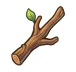 Goltara obtained Twig from the monster Bellsprout
